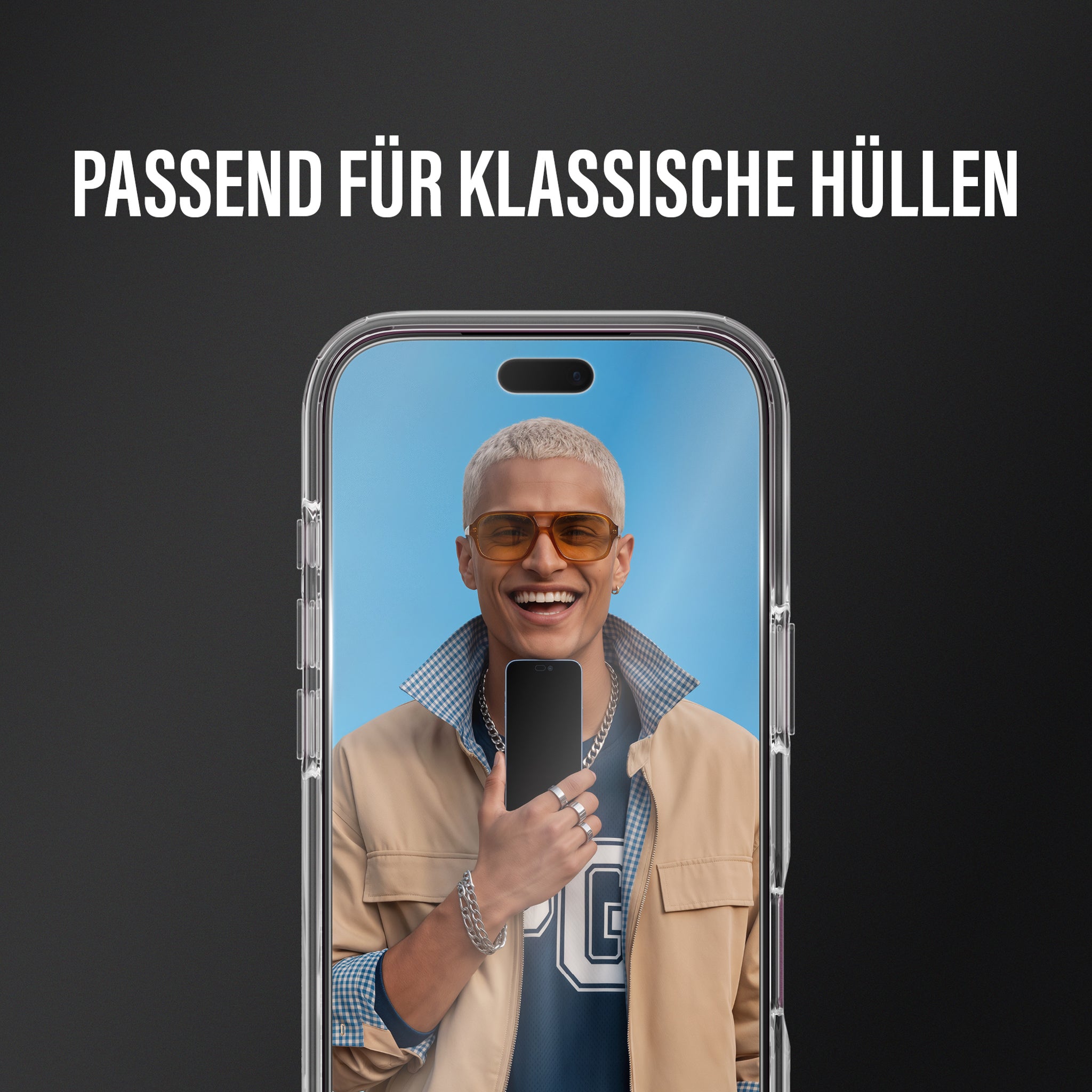 PanzerGlass® Displayschutz iPhone 18 Pro Max | Classic fit m. EasyAligner